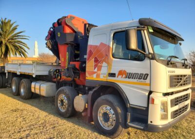 crane truck transport